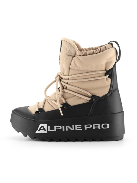 ALPINE PRO Ženska zimska obuća sa toplom postavom ALPINE PRO PRIBA white pepper