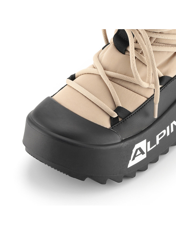 ALPINE PRO Ženska zimska obuća sa toplom postavom ALPINE PRO PRIBA white pepper