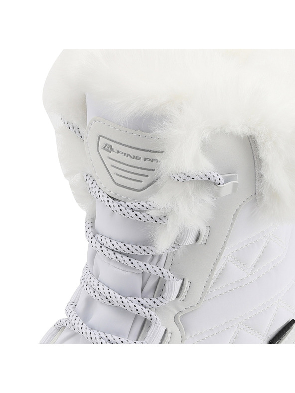 ALPINE PRO Ženski zimski čevlji s membranom ptx ALPINE PRO KOLATA white