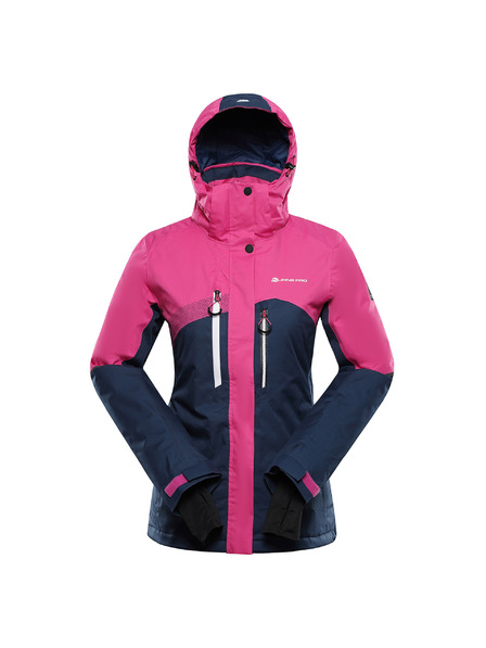 ALPINE PRO Ženska skijaška jakna s membranom ptx snow ALPINE PRO DEARA 2 fuchsia fedora
