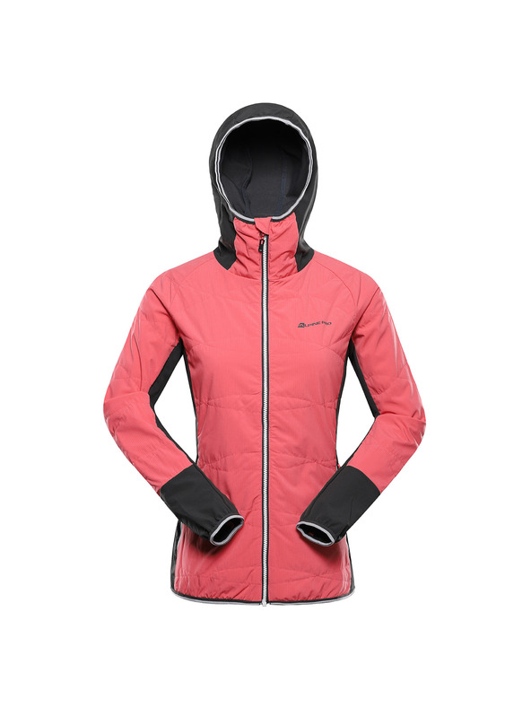 ALPINE PRO Ženska outdoor jakna s DWR obradom ALPINE PRO MORGENA calypso coral