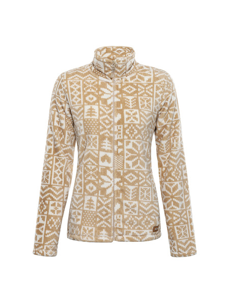 ALPINE PRO Ženska flis dukserica sa supratherm ALPINE PRO EFLINA white pepper varijanta pa