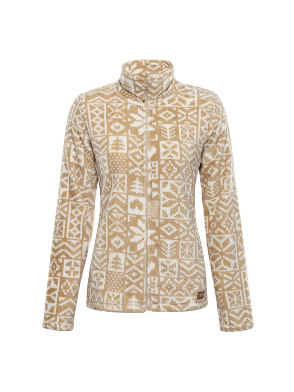 ALPINE PRO Ženska flis dukserica sa supratherm ALPINE PRO EFLINA white pepper varijanta pa