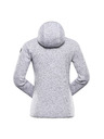 ALPINE PRO Ženski topli pulover na patent ALPINE PRO ZEGA 2 white