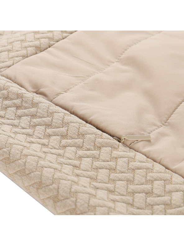 ALPINE PRO Ženska haljina s toplom ispunom hi-therm ALPINE PRO OLWA white pepper