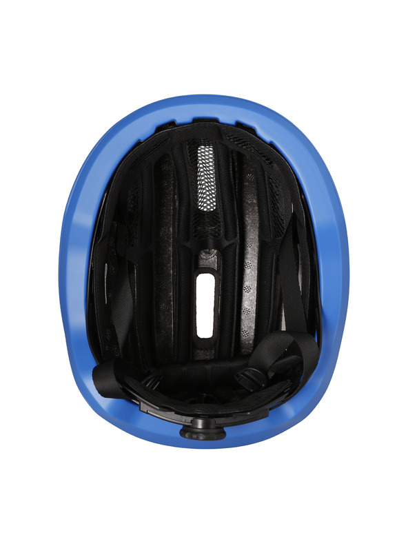 ALPINE PRO Dječja biciklistička kaciga ap 52-56 cm ALPINE PRO OWERO electric blue lemonade