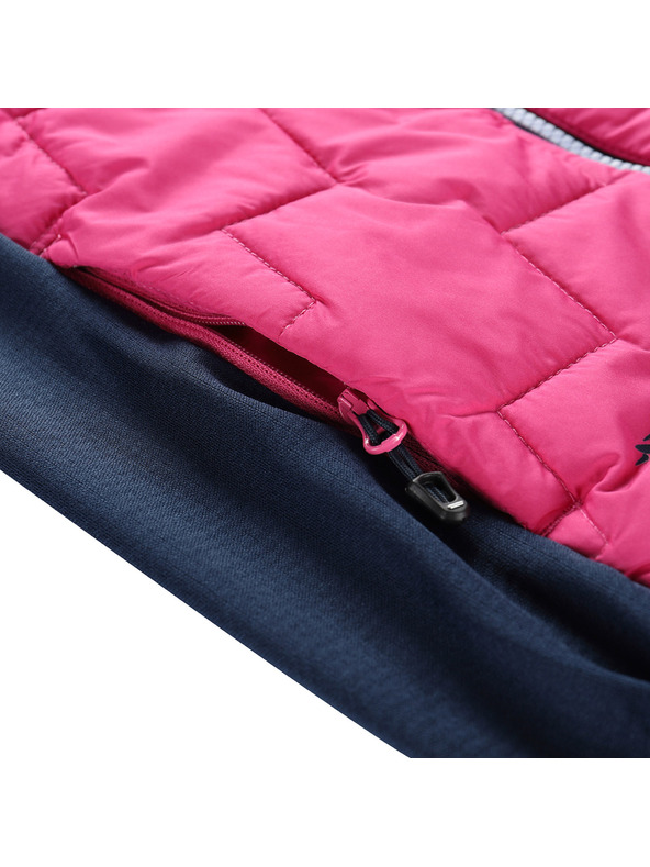 ALPINE PRO Dječja majica s merino punjenjem ALPINE PRO JORWO 2 fuchsia fedora