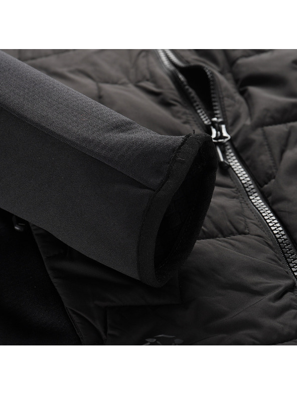 ALPINE PRO Dječja majica s merino punjenjem ALPINE PRO JORWO 2 black