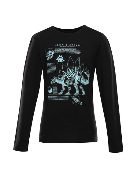 ALPINE PRO Dječje majice od organske pamučne ALPINE PRO ECCO 2 black varijanta pf