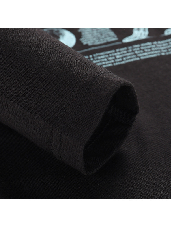 ALPINE PRO Dječje majice od organske pamučne ALPINE PRO ECCO 2 black varijanta pf