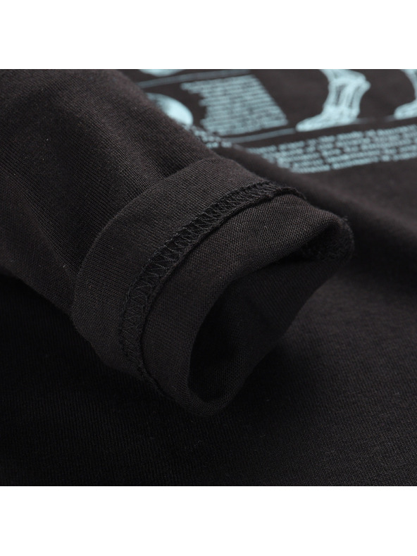 ALPINE PRO Dječje majice od organske pamučne ALPINE PRO ECCO 2 black varijanta pf