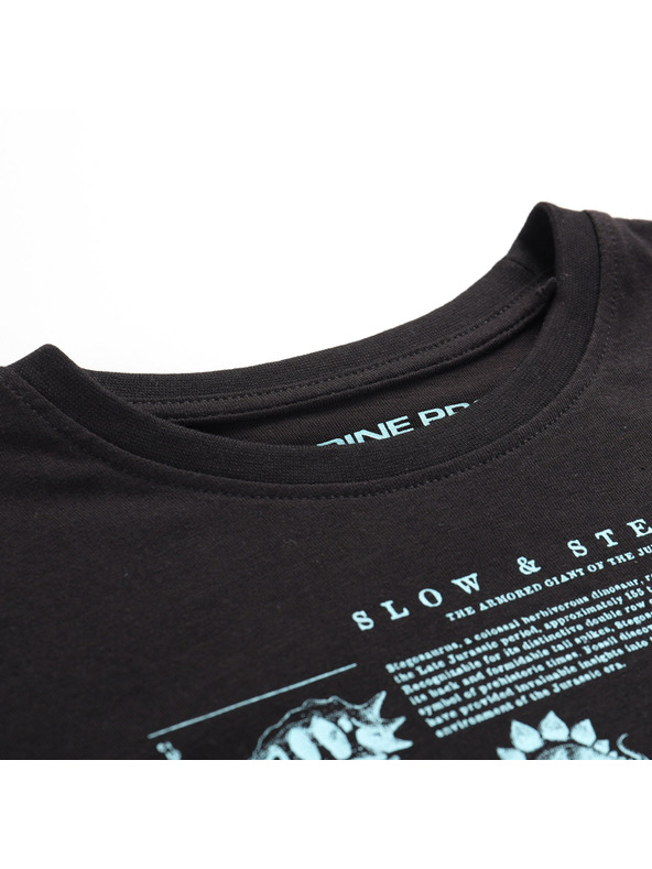 ALPINE PRO Dječje majice od organske pamučne ALPINE PRO ECCO 2 black varijanta pf