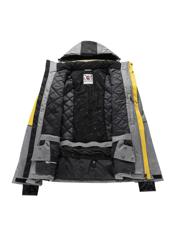 ALPINE PRO Muška skijaška jakna s membranom ptx snow ALPINE PRO DEAR 2 lemon curry