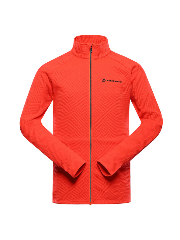 ALPINE PRO Muška topla dukserica ALPINE PRO DOZER 2 neon red