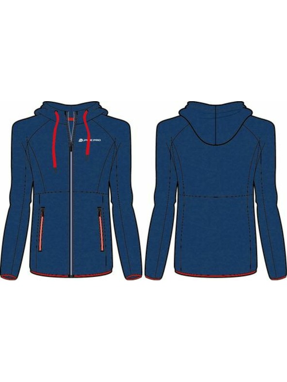 ALPINE PRO Muška dukserica ALPINE PRO SELEN czech blue