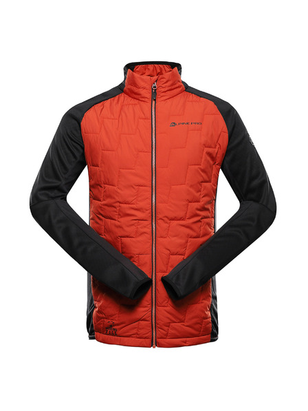ALPINE PRO Muška dukserica s merino punjenjem ALPINE PRO JORW red clay