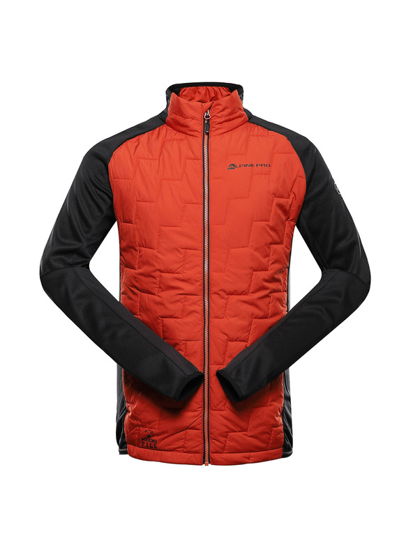 ALPINE PRO Muška dukserica s merino punjenjem ALPINE PRO JORW red clay