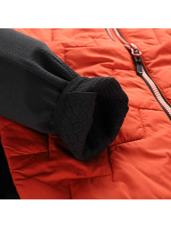 ALPINE PRO Muška dukserica s merino punjenjem ALPINE PRO JORW red clay