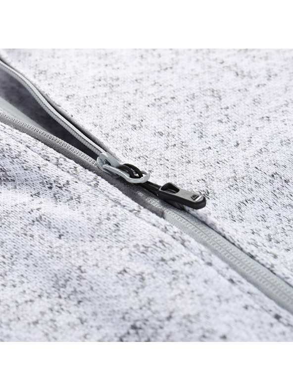 ALPINE PRO Muški topli džemper s patentom ALPINE PRO ZEG 2 white