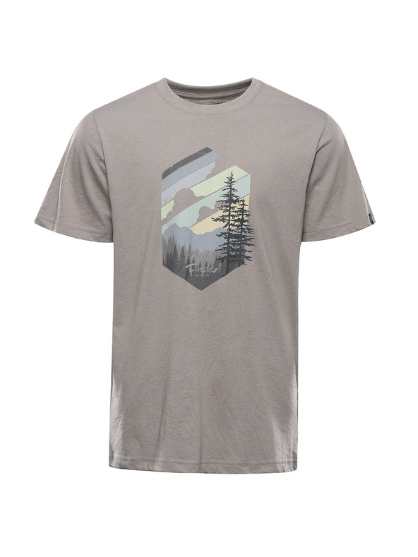 ALPINE PRO Muška majica od materijala koji se ne gužva ALPINE PRO NOGER dove varijanta pa