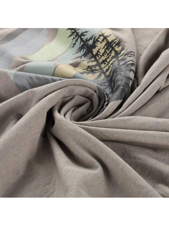 ALPINE PRO Muška majica od materijala koji se ne gužva ALPINE PRO NOGER dove varijanta pa