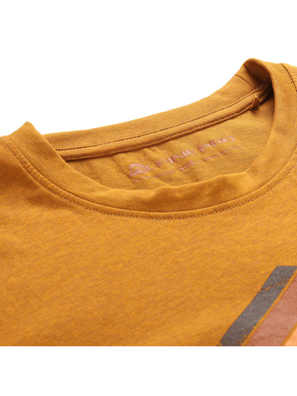 ALPINE PRO Muška majica od materijala koji se ne gužva ALPINE PRO NOGER golden oak varijanta pa