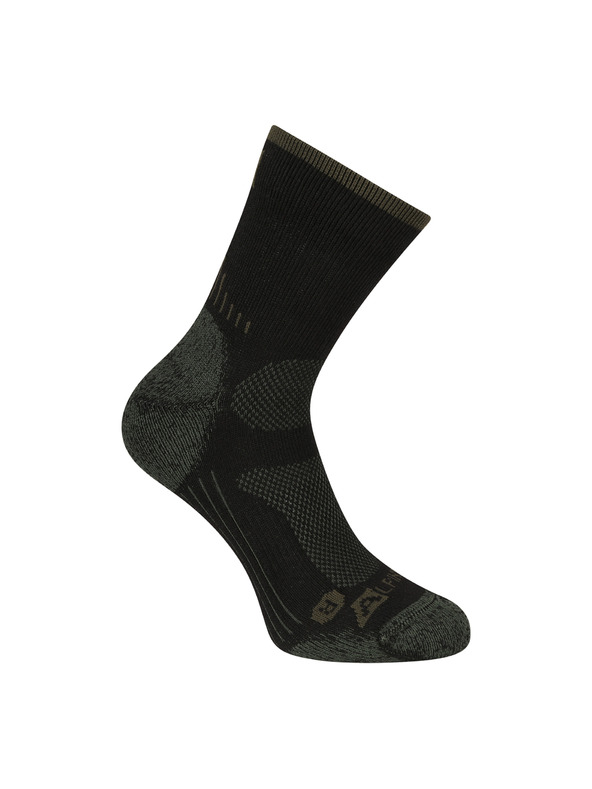 ALPINE PRO Antibakterijske čarape ALPINE PRO KEROWE crne