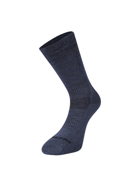 ALPINE PRO Antibakterijske čarape od merino vune ALPINE PRO ERATE dk.metal blue