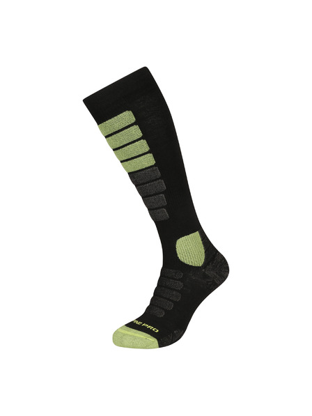 ALPINE PRO Sportske čarape od merino vune ALPINE PRO RODE crne