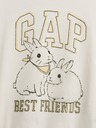GAP Dječja oversize majica s logom GAP