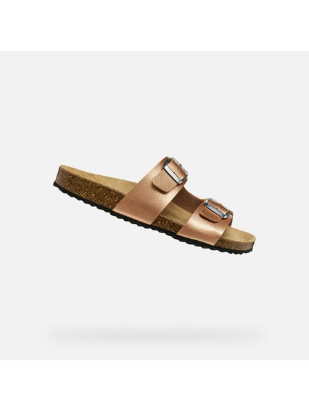 Geox Svjetlo smeđe ženske sandale Geox Brionia