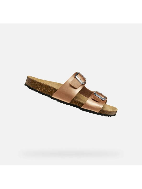 Geox Svjetlo smeđe ženske sandale Geox Brionia