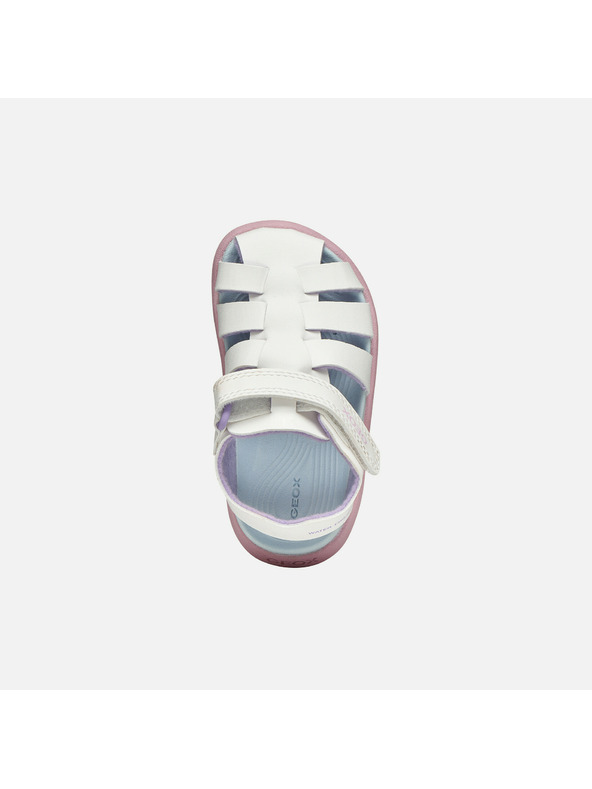 Geox Bijele djevojčinske sandale Geox Sandal Fusbetto