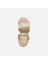 Geox Zlatne djevojčje sandale Geox Sandal Haiti