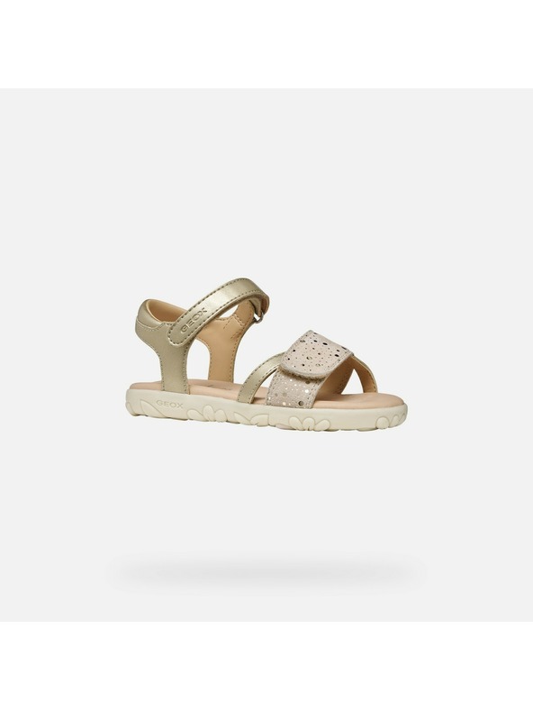 Geox Zlatne djevojčje sandale Geox Sandal Haiti