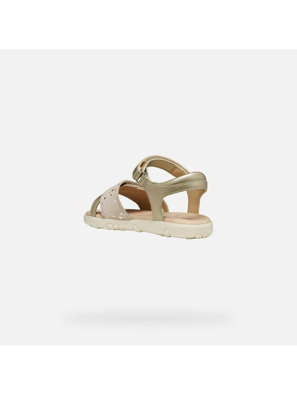 Geox Zlatne djevojčje sandale Geox Sandal Haiti