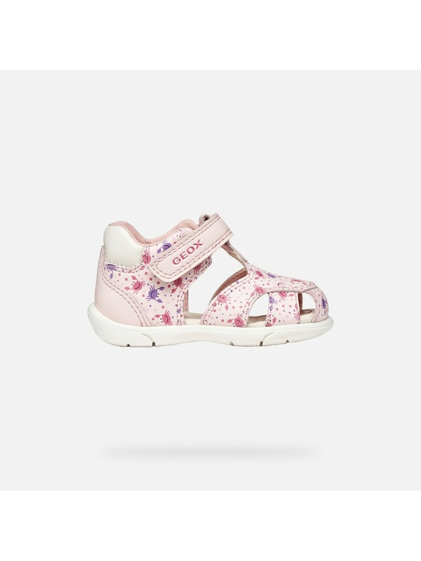 Geox Svjetlo roze djevojčje sandale za prve korake Geox Sandal Zapito