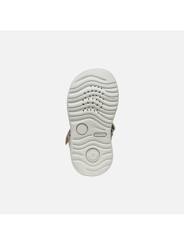 Geox Bež djevojčje sandale za prve korake Geox Sandal Macchia