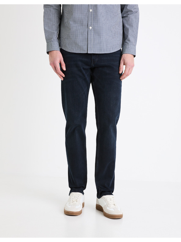 Celio Tamnosive muške traperice ravnog kroja Celio C15