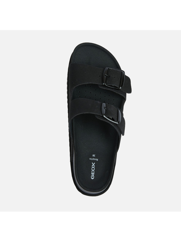 Geox Crne ženske papuče Geox Sandybett High