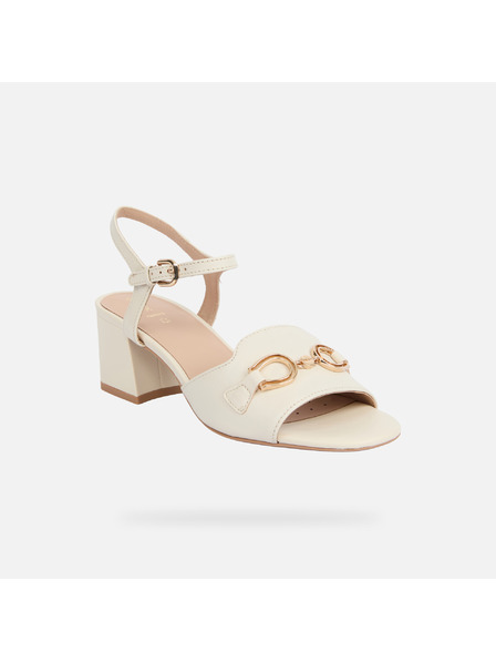 Geox Krem ženski sandali Geox New Eraklia 50