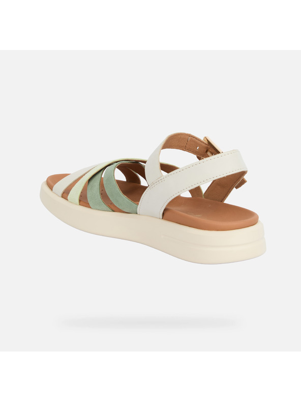 Geox Krem ženske sandale Geox Xand 2S