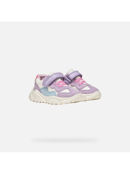 Geox Bijele djevojcinske tenisice Geox Ciufciuf