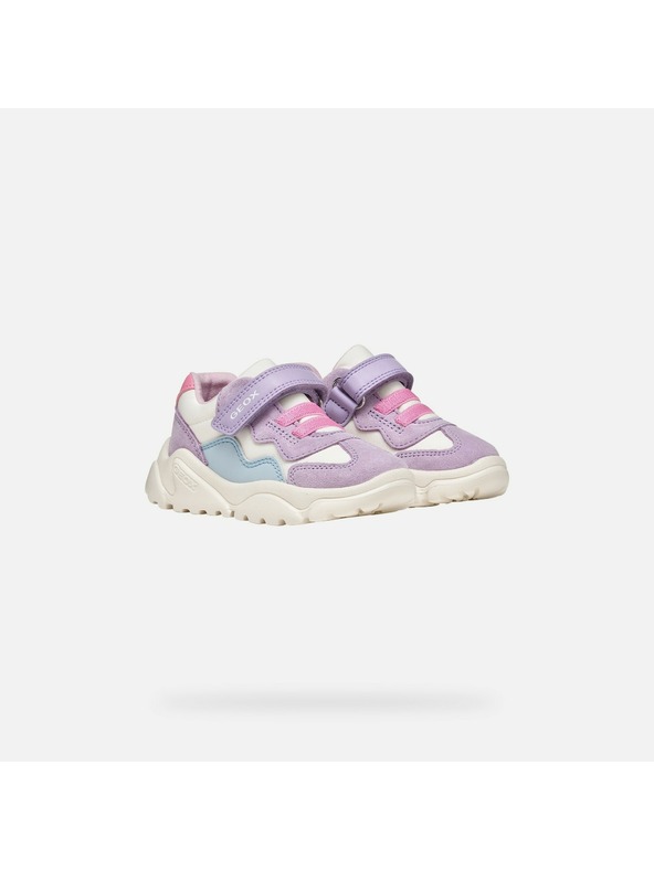 Geox Bijele djevojcinske tenisice Geox Ciufciuf