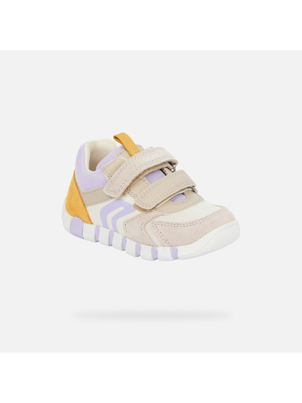 Geox Bež djevojčice barefoot tenisice za prve korake Geox Iupidoo