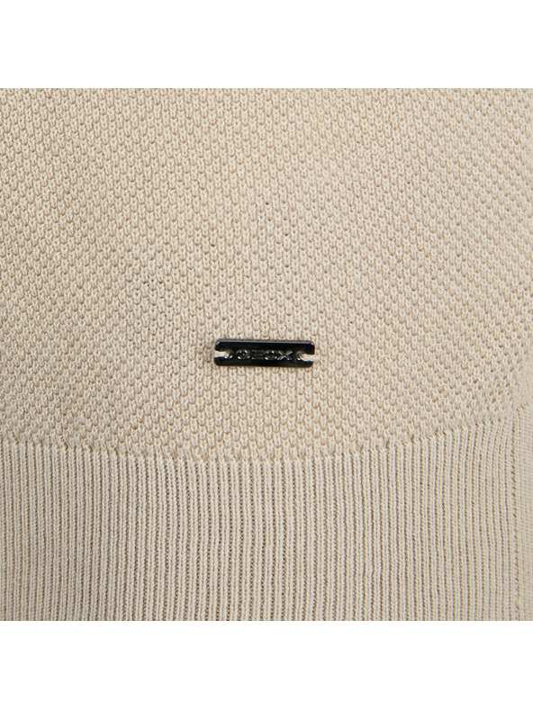 Geox Bež muško polo majica Geox Knit