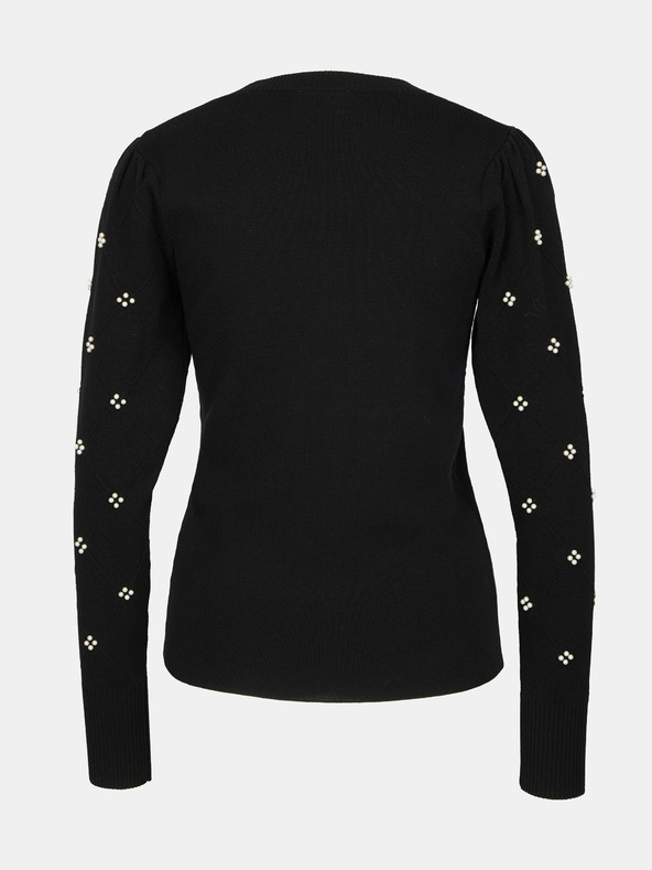 Orsay Crni ženski džemper s aplikacijom ORSAY