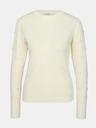 Orsay Kremasti ženski džemper s aplikacijom ORSAY