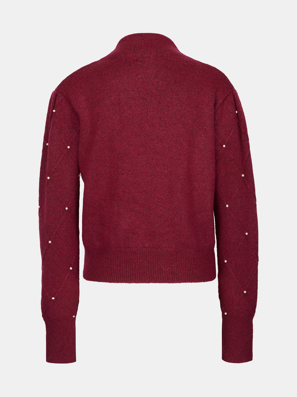 Orsay Bordo ženski džemper s aplikacijom ORSAY