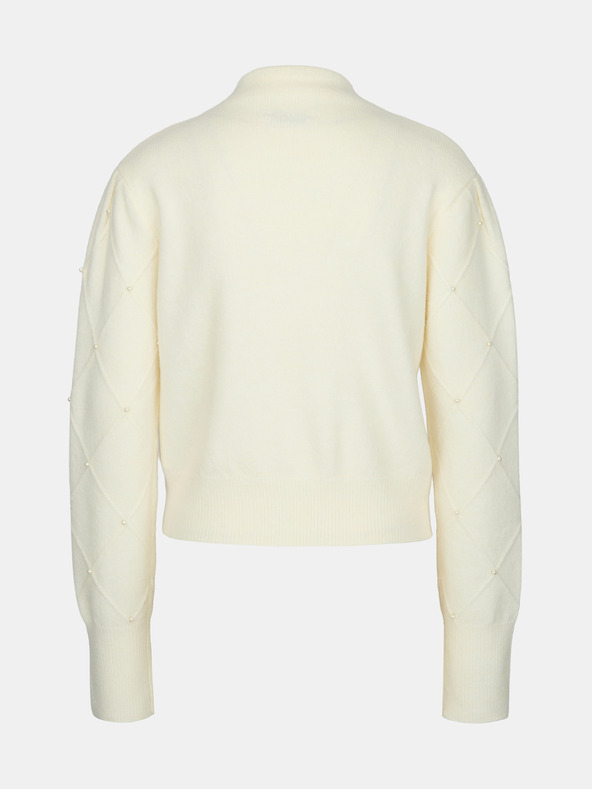 Orsay Kremasti ženski džemper s aplikacijom ORSAY